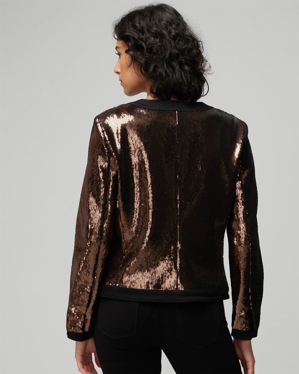 Sequin black jacket 2025